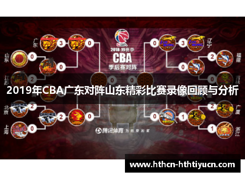 2019年CBA广东对阵山东精彩比赛录像回顾与分析